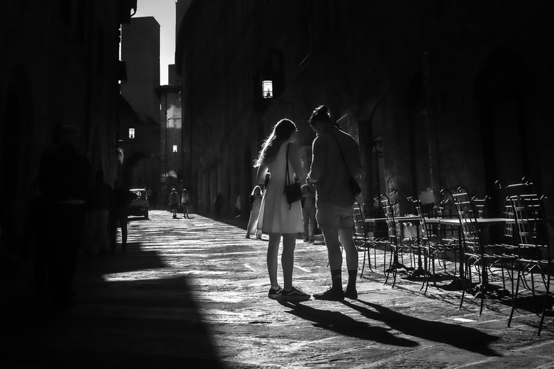 Tarde en san gimignano.