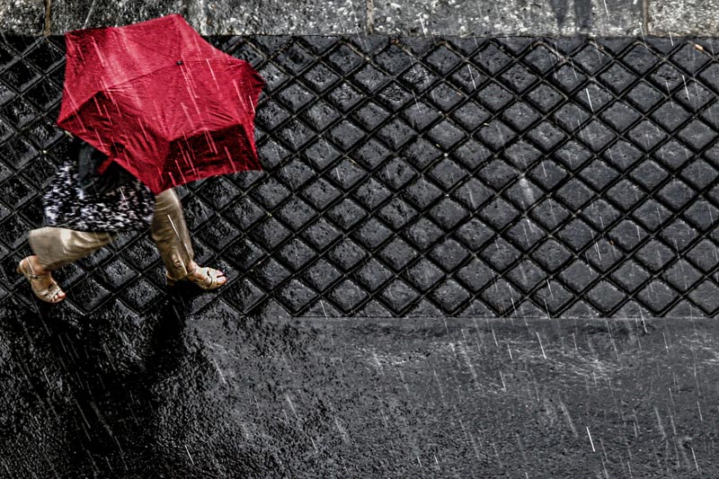 La passante de la pluie