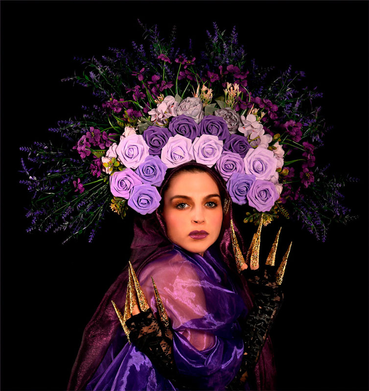 Purple flower empress