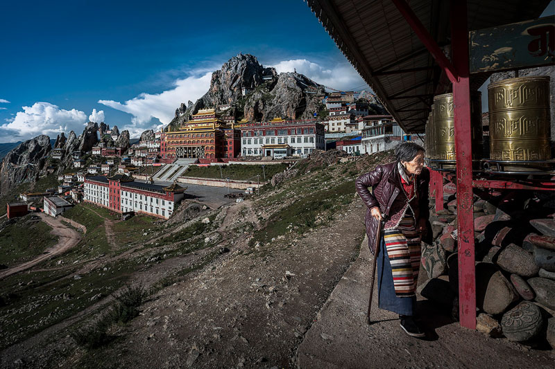Tibet woman one