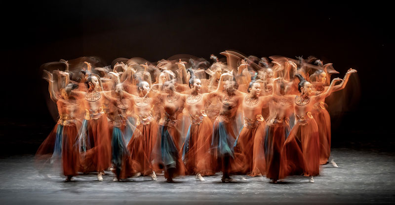 Charming dancing girls